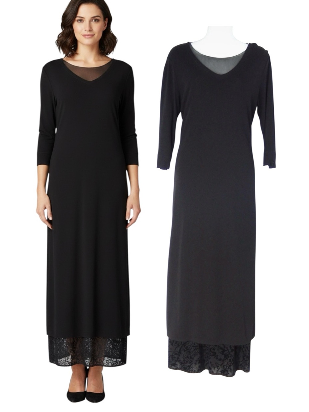 J. Jill Art & Craft Collection 2 piece Maxi Dress NWT Size Med MSRP $138